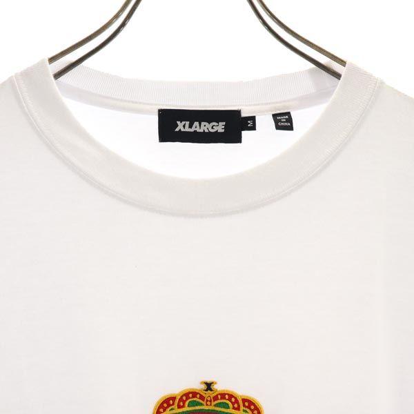 Xlarge Вышитая футболка с длинным рукавом M Белая Ron T Мужская Б/У