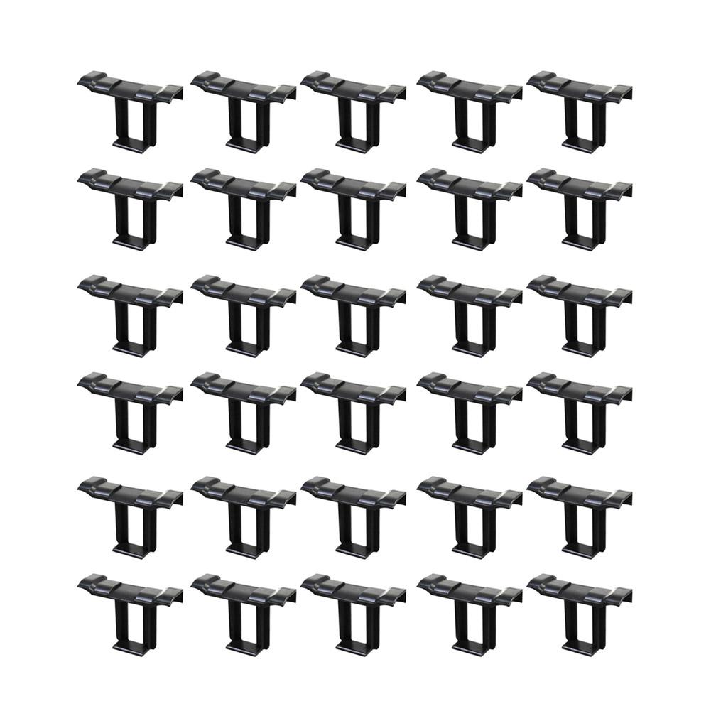 30pcs Solar Panel Drain Clip Clamp Solar Panel Drainage Life Solar Frame Home Outdoor Panel Ro F3F3