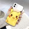 PK11 Милый Пикачу Прозрачный чехол для Samsung A04 A14 A23 M33 M53 Realme 10 9 C35 C55 VIVO Y02 Y12 Infinix Hot 30 Note 11 Tecno Spark 8P Pro