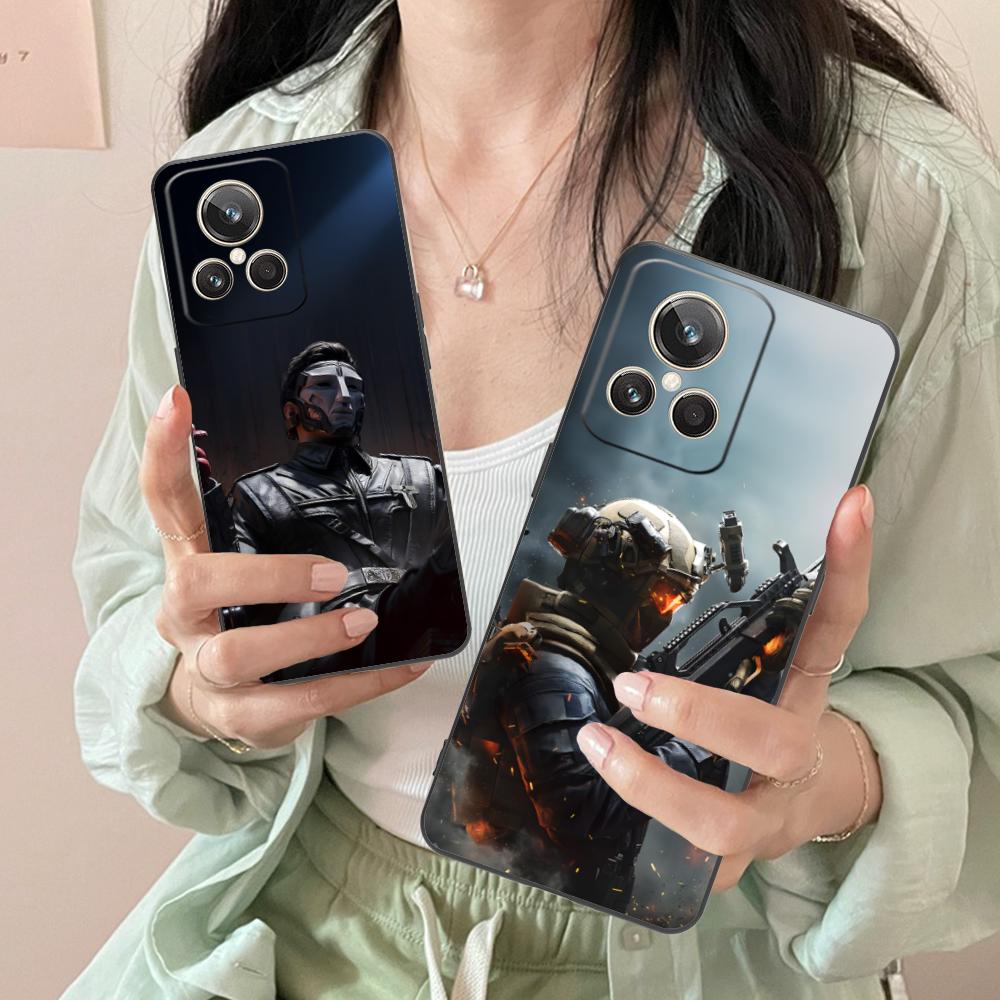 Игровой чехол Delta Force из матового ТПУ для мобильного телефона Realme GT 8 Neo Pro C75 73 71 C67 65 C55 53 C35 31 C20 15 Цветная крышка