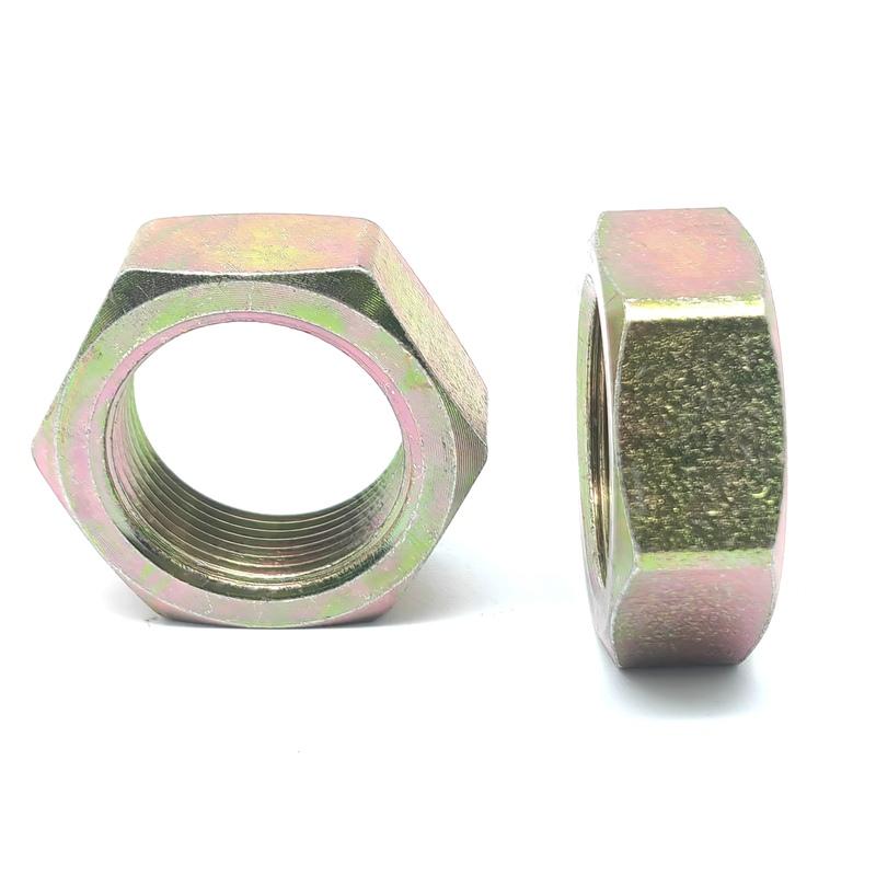 High-Strength Replacement Hex Nut for Linde Forklift - M27x1.5 Thread (Compatible with OEM 11524521300)
