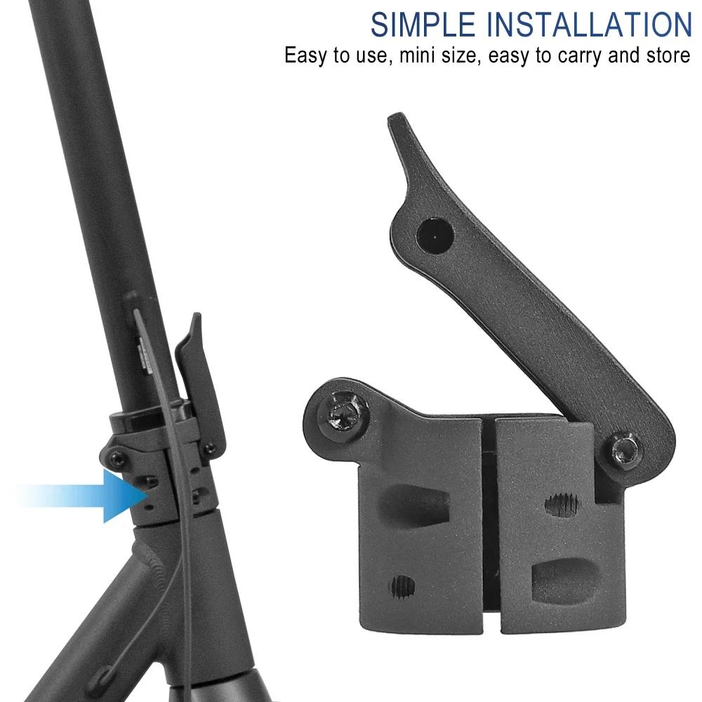 Folding Pole Base for Ninebot NO.9 Max G30 Electric Scooter Aluminum Alloy Function Spring Buckle Repair Replacement Parts