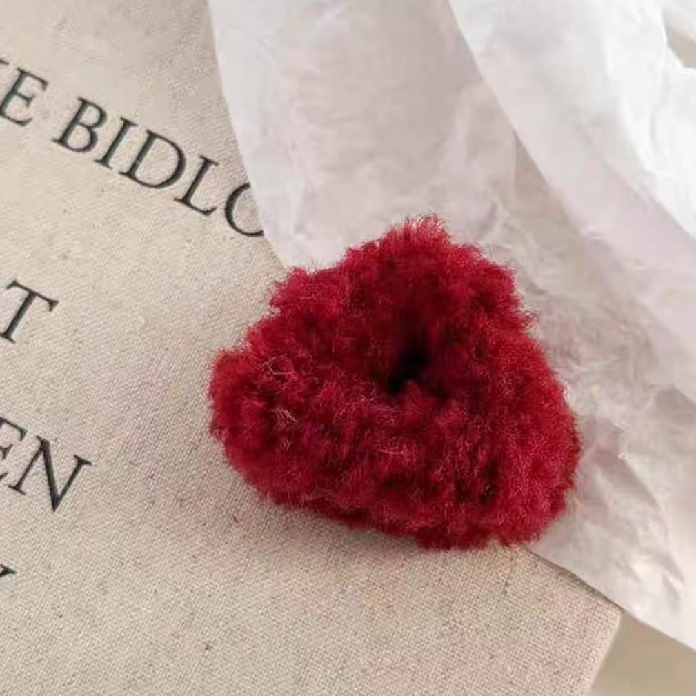 Заколка для волос «кошачье ухо» из овечьей шерсти: Милая осенне-зимняя принцесса-заколка для челки на бок