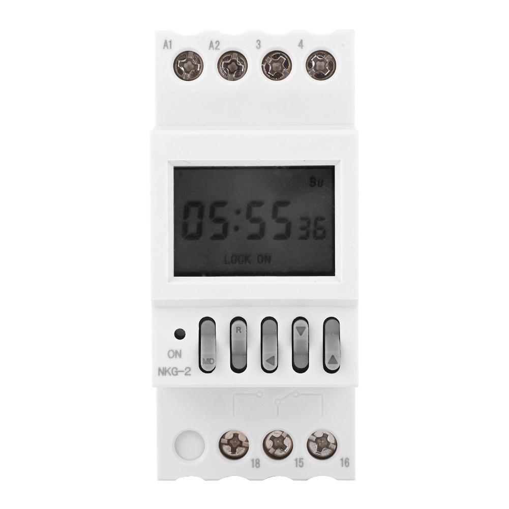 Переключатель контроля времени Тип на DIN-рейку Школа Фабрика Кнопка звонка Реле AC220V 3A