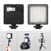 LED Photography Fill Light Dual Color Temperature 2800K 8500K Brightness Adjustable Fill Light with LCD Display Black