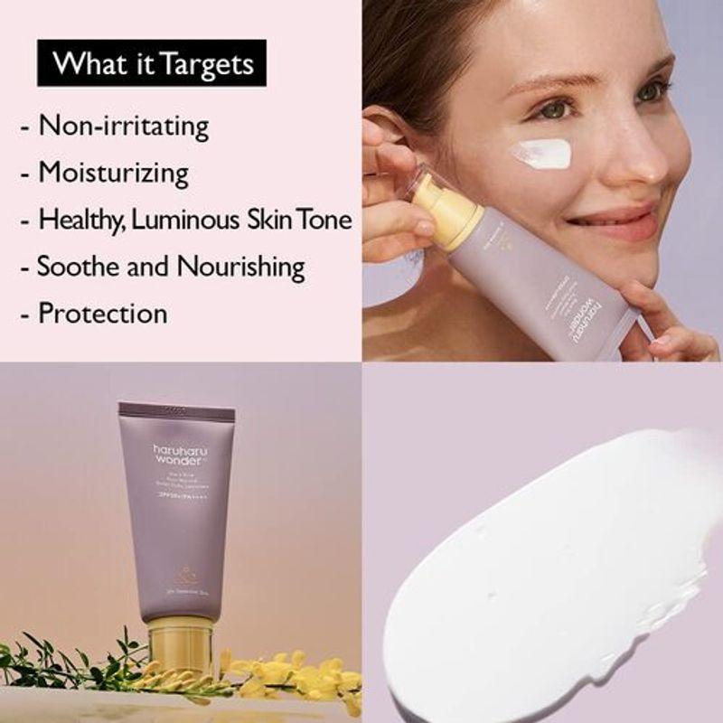 HARUHARU WONDER Солнцезащитный крем для лица Black Rice Pure Mineral Relief Daily Sunscreen 50 мл