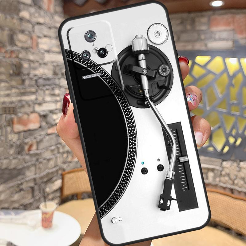 Виниловый DJ-диск Арт-кейс Для Xiaomi 13 14 15 Ultra 11T 12T 13T 14T Pro POCO X7 Pro X3 X5 X6 M6 F5 F6 Pro Чехол