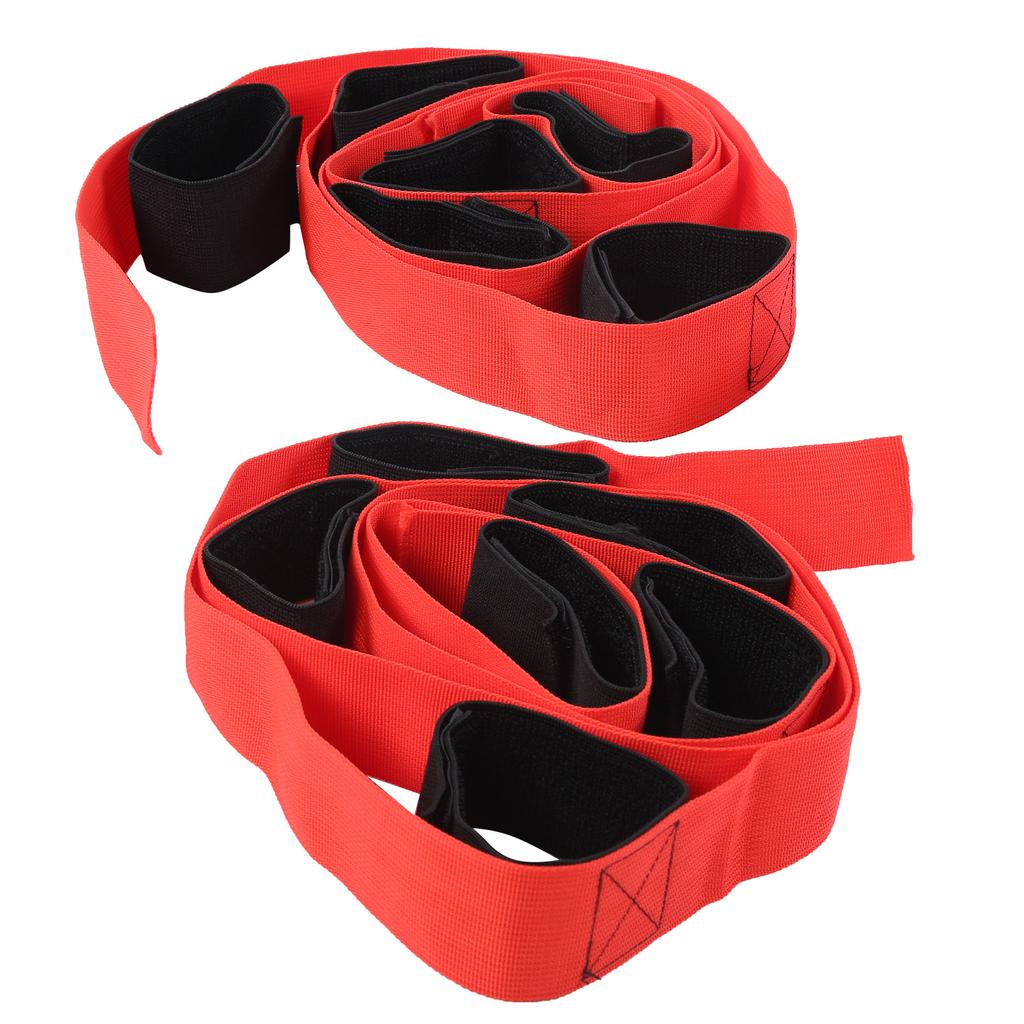 2Pcs Fun Outdoor Sports 6 Legged Race Bands Giant Footstep Nylon Webbing Tram Game Activity