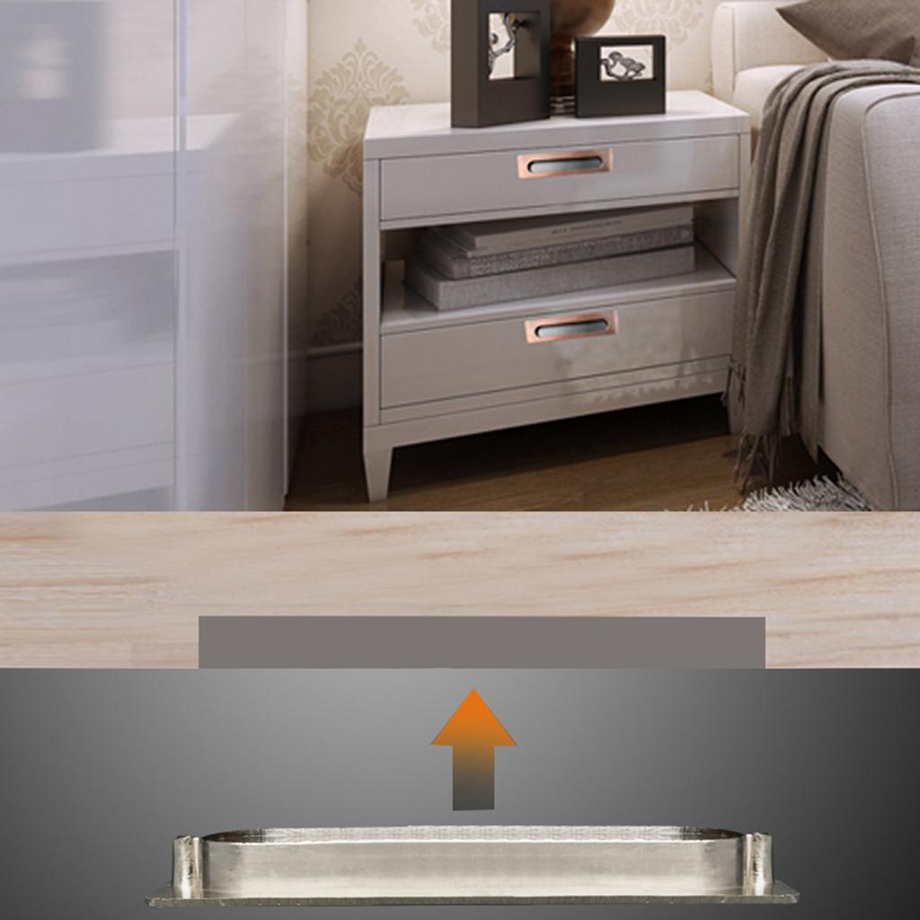 1 шт. Ручка шкафа Практичная утопленная ручка с прорезями