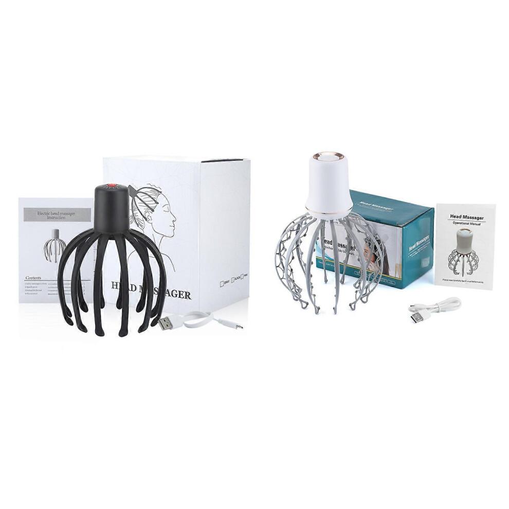 Compact Electric Head Massager with Multiple Claws, Lightweight Scalp Relaxation Tool for Home Use