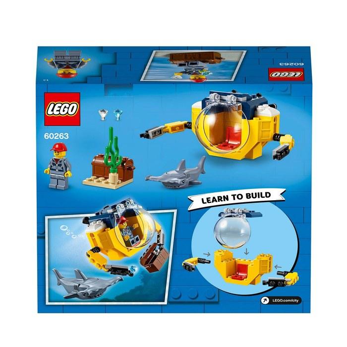 LEGO City Исследование океана Малая подводная лодка 60263