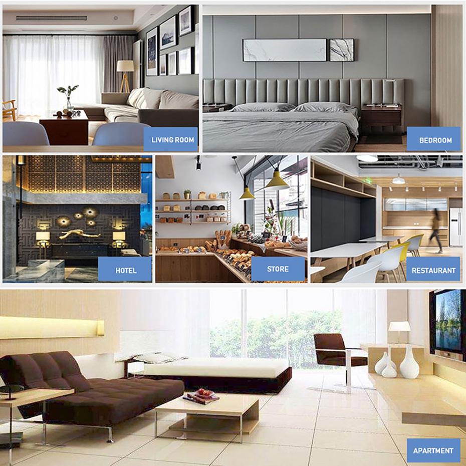 Светодиодная лампа 60 Вт без мерцания E27 B22 220 В SMD2835 Сверхяркая Складная с лопастями вентилятора Лампа с регулируемым углом для склада гаража