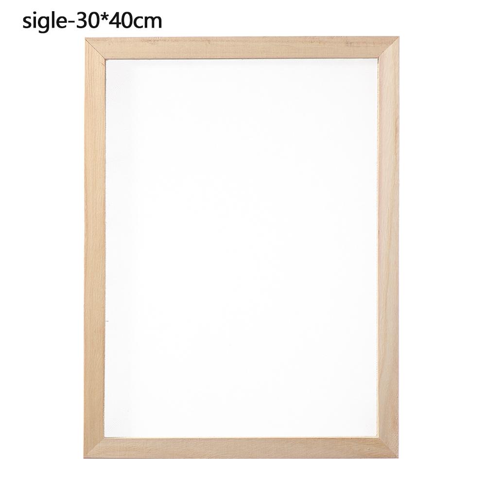 Craft Tool Learning Paper Making Mould Frame DIY Papermaking Wooden Mesh Mold Paper Making Screen