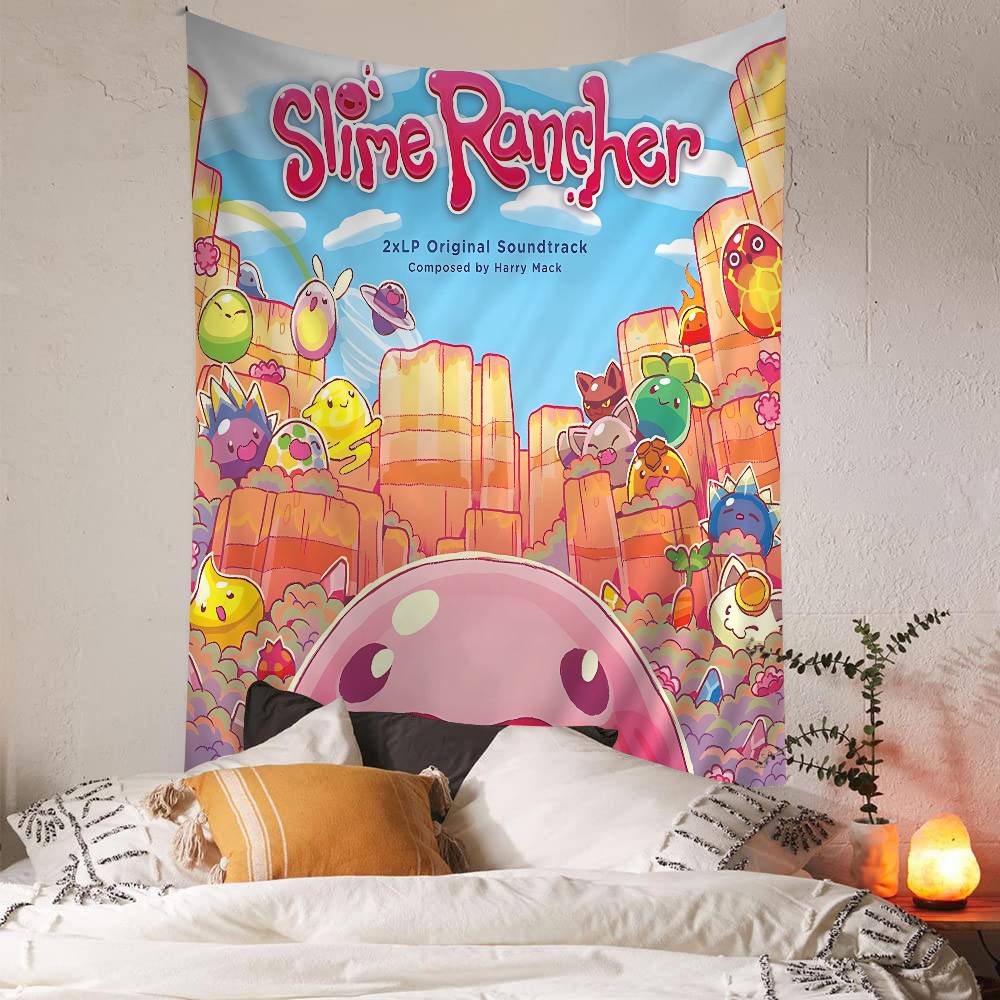 Игра SSlime Rancher Подвесной Бохо Гобелен Подвесной Таро Хиппи Настенные Ковры Комната Домашний Декор