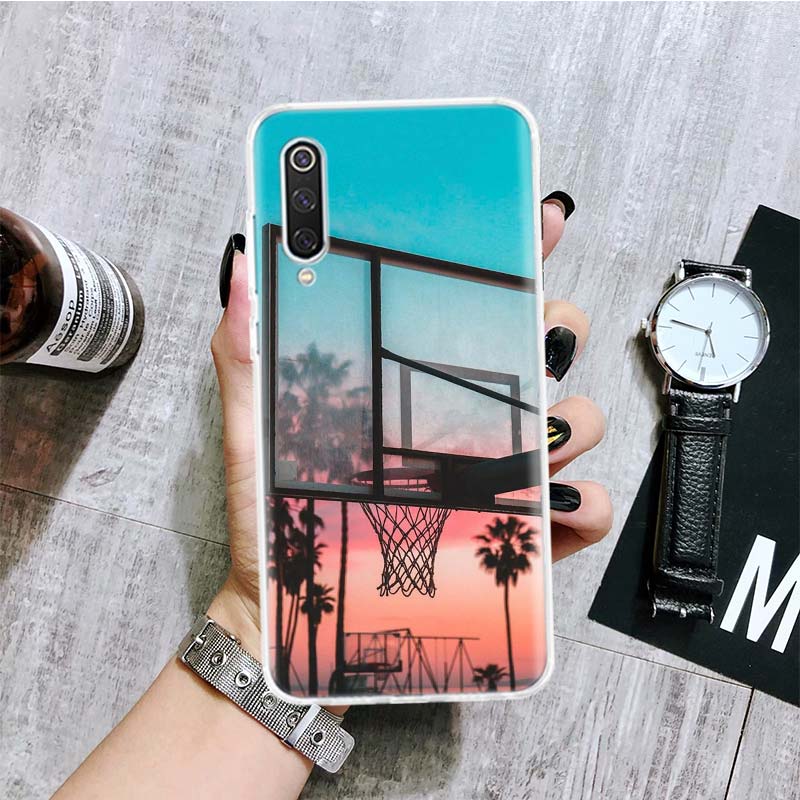 Чехол для телефона с рисунком баскетбольного кольца и мяча для Xiaomi Redmi Note 15 14 13 12S 12 Pro Plus 11S 11E 11 11T 10S 10 Art Мягкий чехол с узором Re