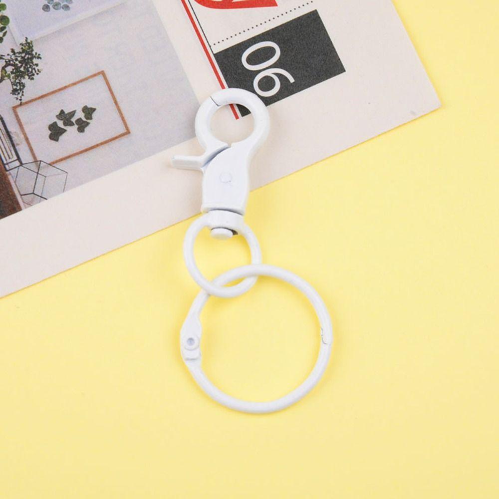 Snap Buckle Hooks Jewelry DIY Buckle Connector Spring Clasp for Keychain Craft Lovers