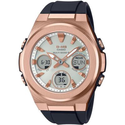 Baby-G MSG-W600G-1AJF [BABY-G G-MS Женский резиновый браслет Radio Wave Solar 3-глазный черный] Круглый