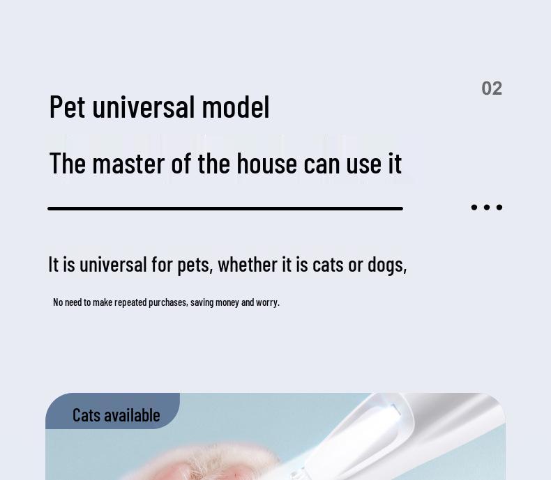 Электрический триммер для шерсти лап и тела домашних животных для кошек и собак