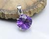 Ювелирные изделия с подвесками из натурального аметиста весом 10,44 карата | Кулон из стерлингового серебра 925 пробы для нее