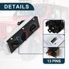 Панель управления климатом TUCKBOLD Heater для Jeep Wrangler TJ 1 комплект Кондиционер 1999-2004, 13-контактный,