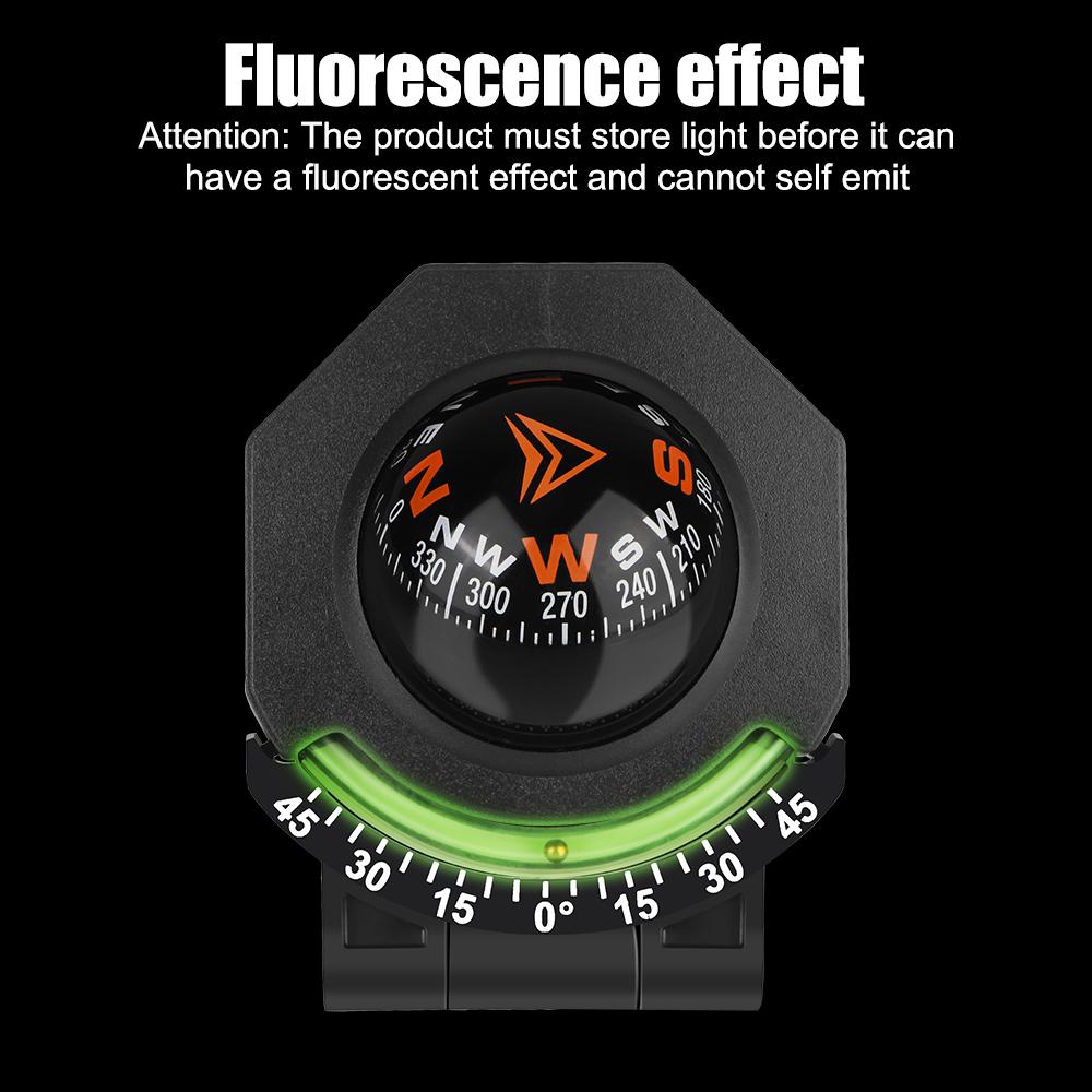 Автомобильный компас для приборной панели с уклономером 2-в-1 складной высокоточный навигационный автомобильный компас шарик для автомобиля лодки