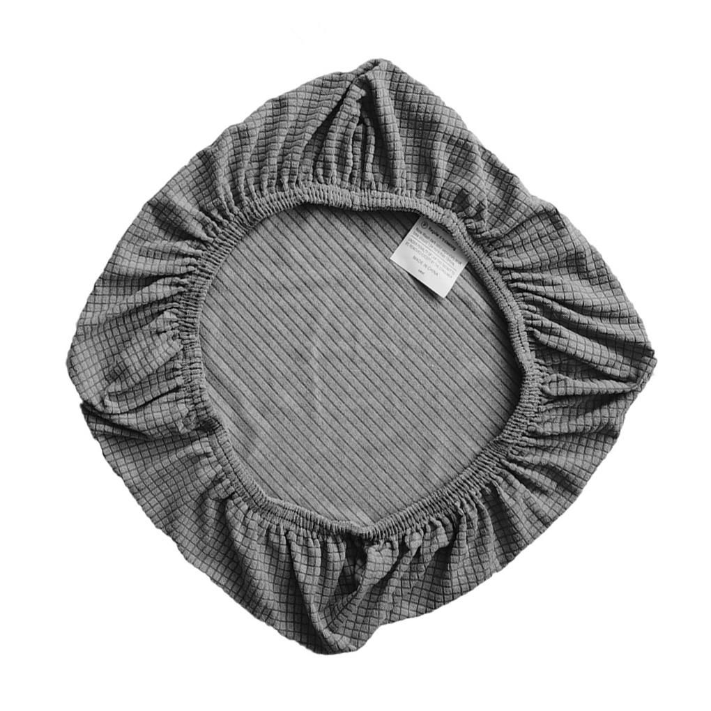 Chair Cushion Cover Seat Covers Backrest Protector Soild Color Adjustable Dirt-Resistant for Banquet Home Kitchen