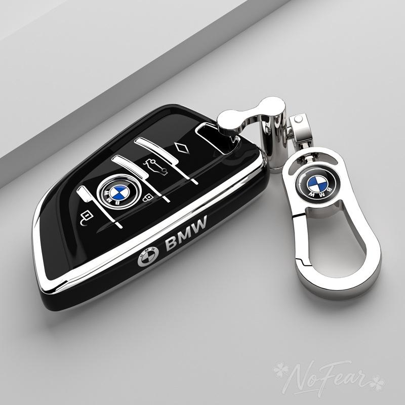 IQJD2 Car Smart Remote Key Case Cover For BMW 530i 550i 320i 1 2 3 4 5 Series 118i 225i M240i F20 F21 F30 F31 F25 F01 F0 Car stickers