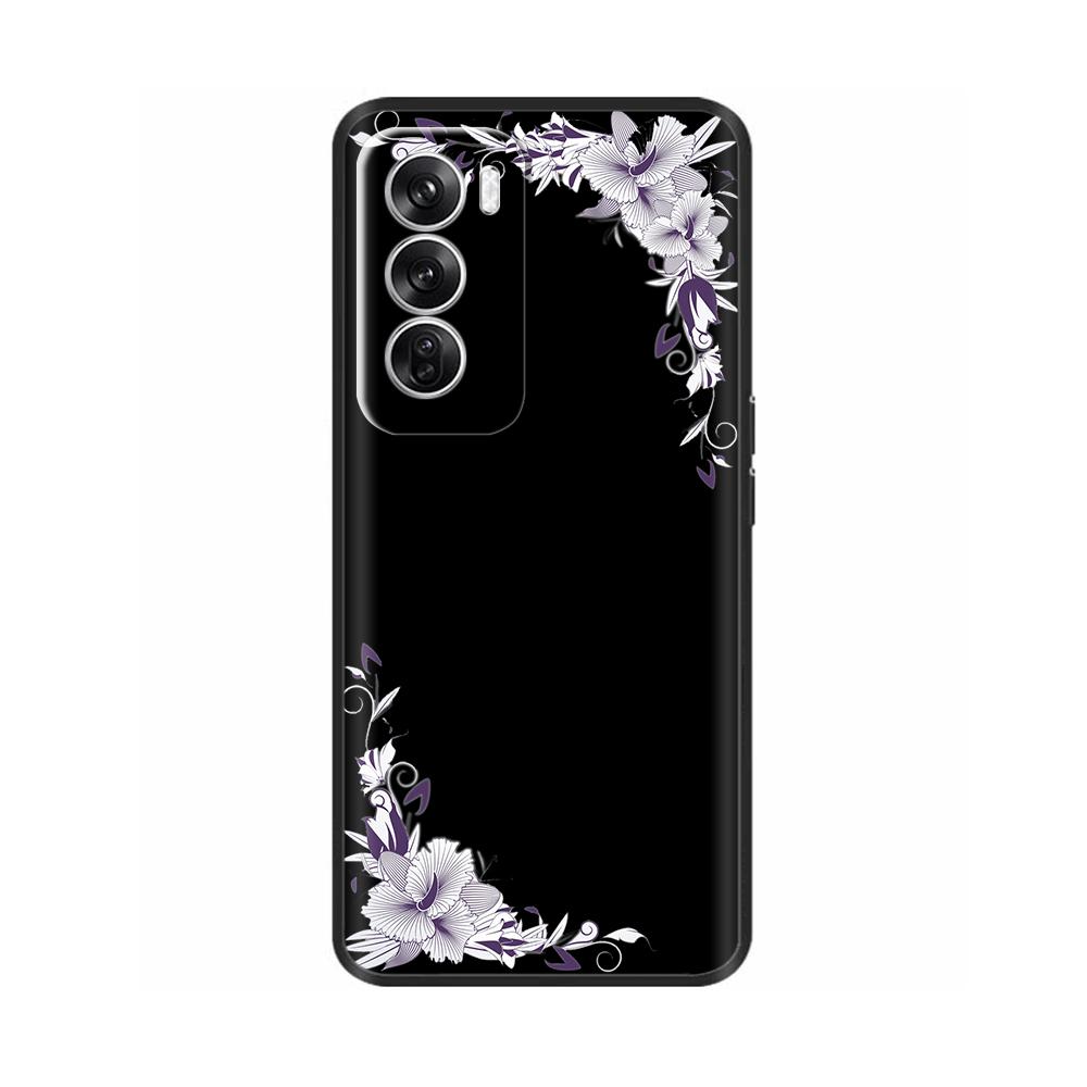 Роскошный painted чехол для OPPO Reno 12 Pro Задняя крышка Силиконовый чехол для телефона для OPPO Reno 12 Reno12 Pro 5G Защитный корпус Capas