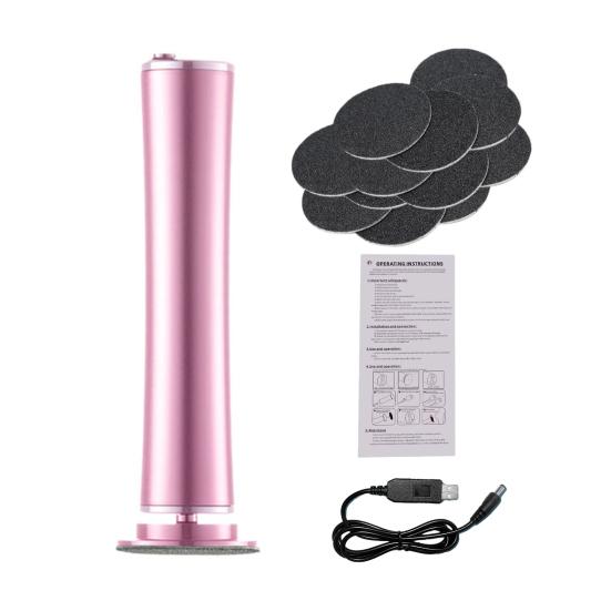 Электрическая пилка для удаления мозолей с ног Эргономичная педикюрная машинка Шлифовальная машинка для ног Портативная пилка для ног