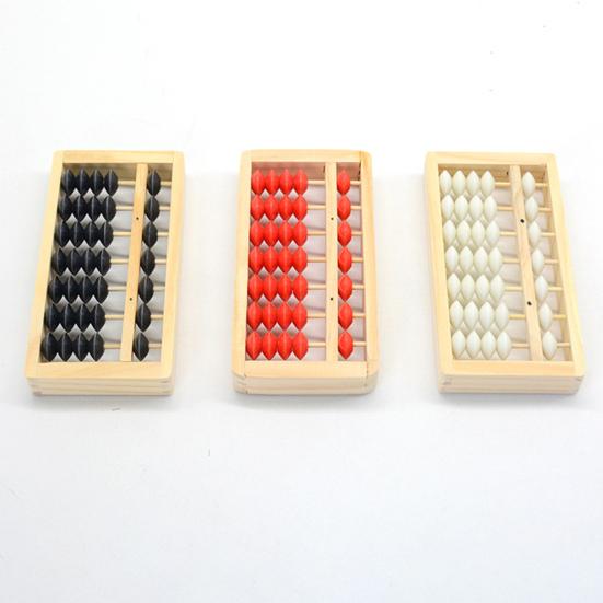 7 колонок, 5 бусин, деревянные счеты, легкие, с гладкими краями, портативные, без запаха, для детей, математический, арифметический, вычислительный инструмент, счетная рамка, образовательная для студентов