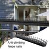 6 Pcs Anti-Climb Fence Spikes Heavy Duty Metal Security Spikes Animal Deterrent Spikes for Home And Garden Fences Intruder And Thief Deterrent
