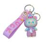 Drab Cartoon Keychain Cute Couple Schoolbag Pendant Car Key Chain Doll Machine