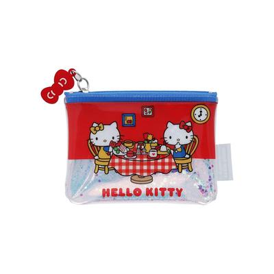 Канцелярские товары Sanrio Characters Мини-кошелек с пайетками Hello S2336944 Sun-Star, Китти, Красный,
