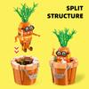 KNEW BUILT Игрушки-конструкторы Модель горшечного растения «Морковь и Картофель» DIY - Отлично подходят для раннего развития Настольный и домашний декор Праздничный подарок