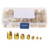 Self Tapping Insert Thread    Tool Nut Inserts with Great Strength and Stability for Metal and Plastics Processing Industry 50Pcs Brass Inserts C