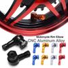 2 шт. с ЧПУ из алюминиевого сплава, локоть обода мотоцикла, угловой клапан 90 градусов, колесо мотоцикла, бескамерные стержни клапана для деталей обода колеса