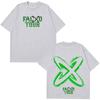 Rapper Feid VS Ferxxo Tour 2026 Print Tshirt Unisex Unisex Hiphop Tshirts Shortsleeved Casual Loose Cotton Oversized Tshirts