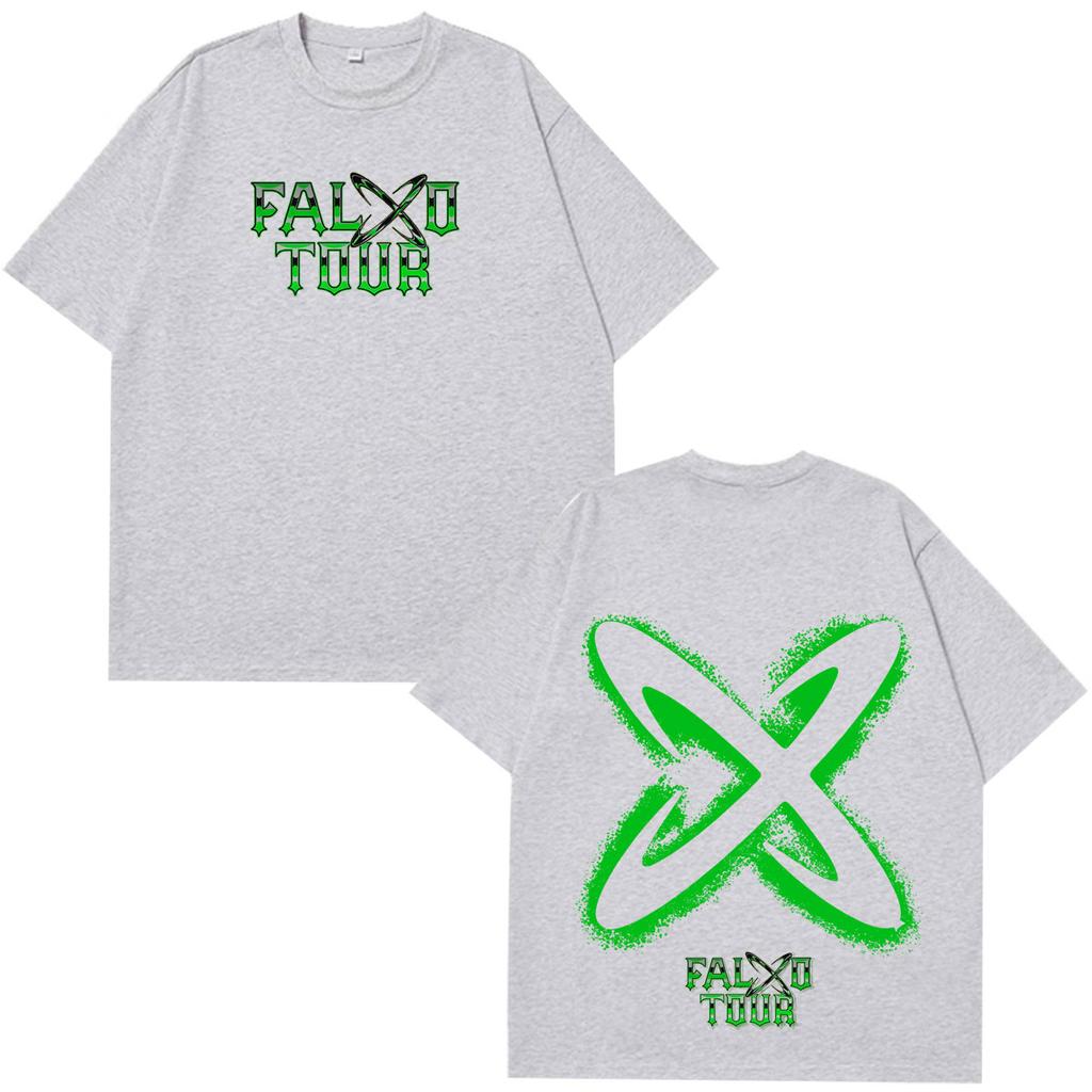 Rapper Feid VS Ferxxo Tour 2026 Print Tshirt Unisex Unisex Hiphop Tshirts Shortsleeved Casual Loose Cotton Oversized Tshirts