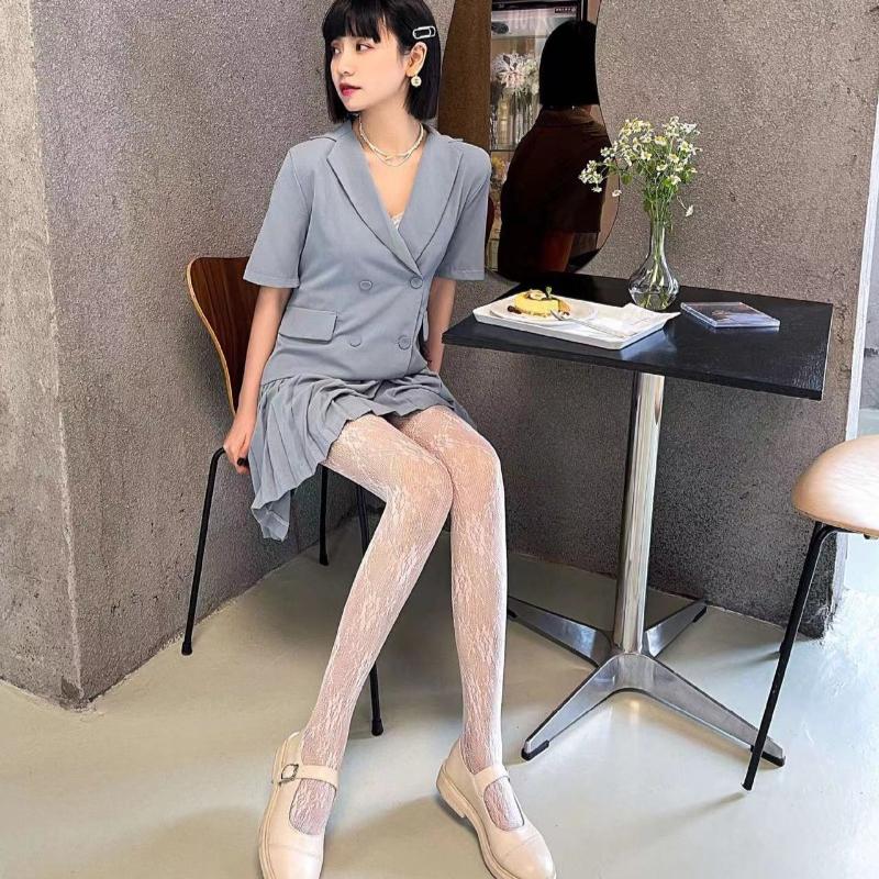 Новый дизайн готические девушки большие бабочки ажурные чулки ретро полые сетчатые розы нейлоновые колготки сетчатые чулки женские