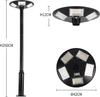 MGHASR Solar Street Light, Sensor Light, Outdoor, Solarite, Motion Sensor, Includes 2.5m Metal Light Pole, 15000mAh High Capacity, Outdoor,