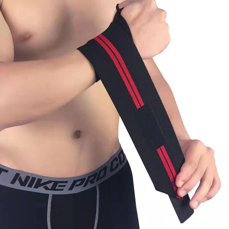Gym Fitness Weightlifting Powerlifting Wrist Brace Support Strap Weight Lifting Wristband Elastic Breathable Wrist Wraps Bandage