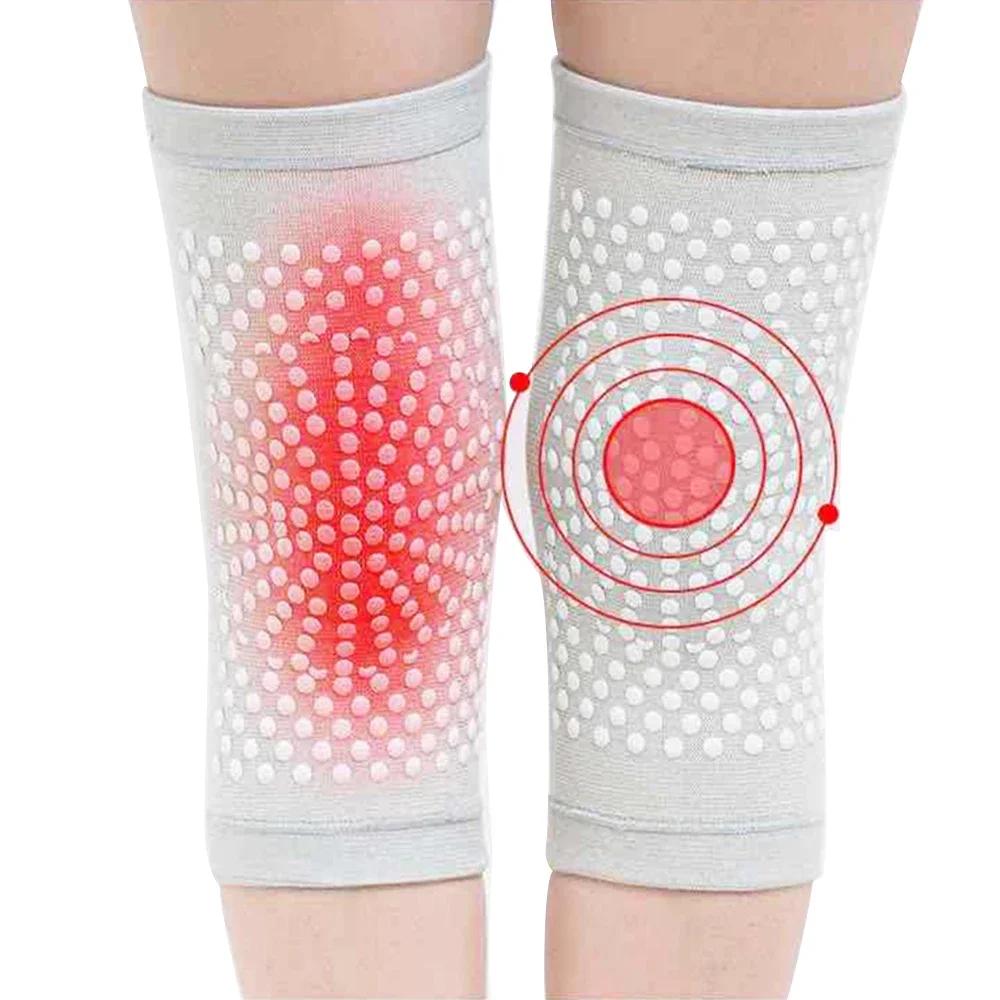 1Pair Self Heating Support KneePad Knee Brace Warm for Arthritis Joint Pain Relief Injury Recovery Belt Knee Massager Leg Warmer
