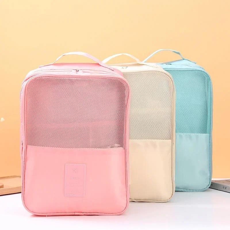 Пылезащитная Оксфордская Портативная Складная Сумка для Хранения Обуви Дорожная Сумка Тоут Сумка на Молнии Водонепроницаемая Сумка для Хранения Хранение Обуви Нижнее Белье