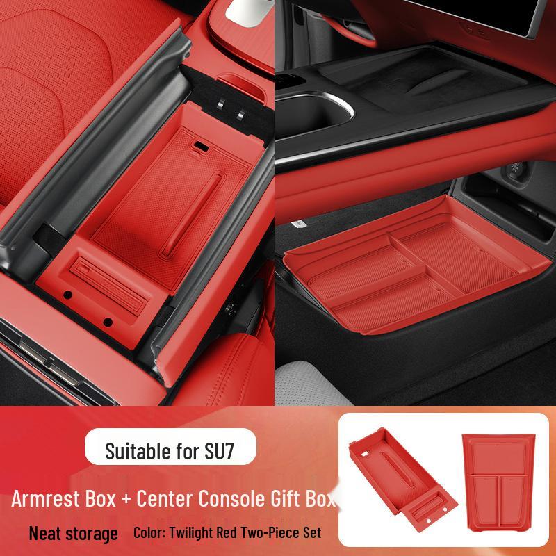 Compatible Storage Box for Xiaomi SU7/YU7 Car Interior