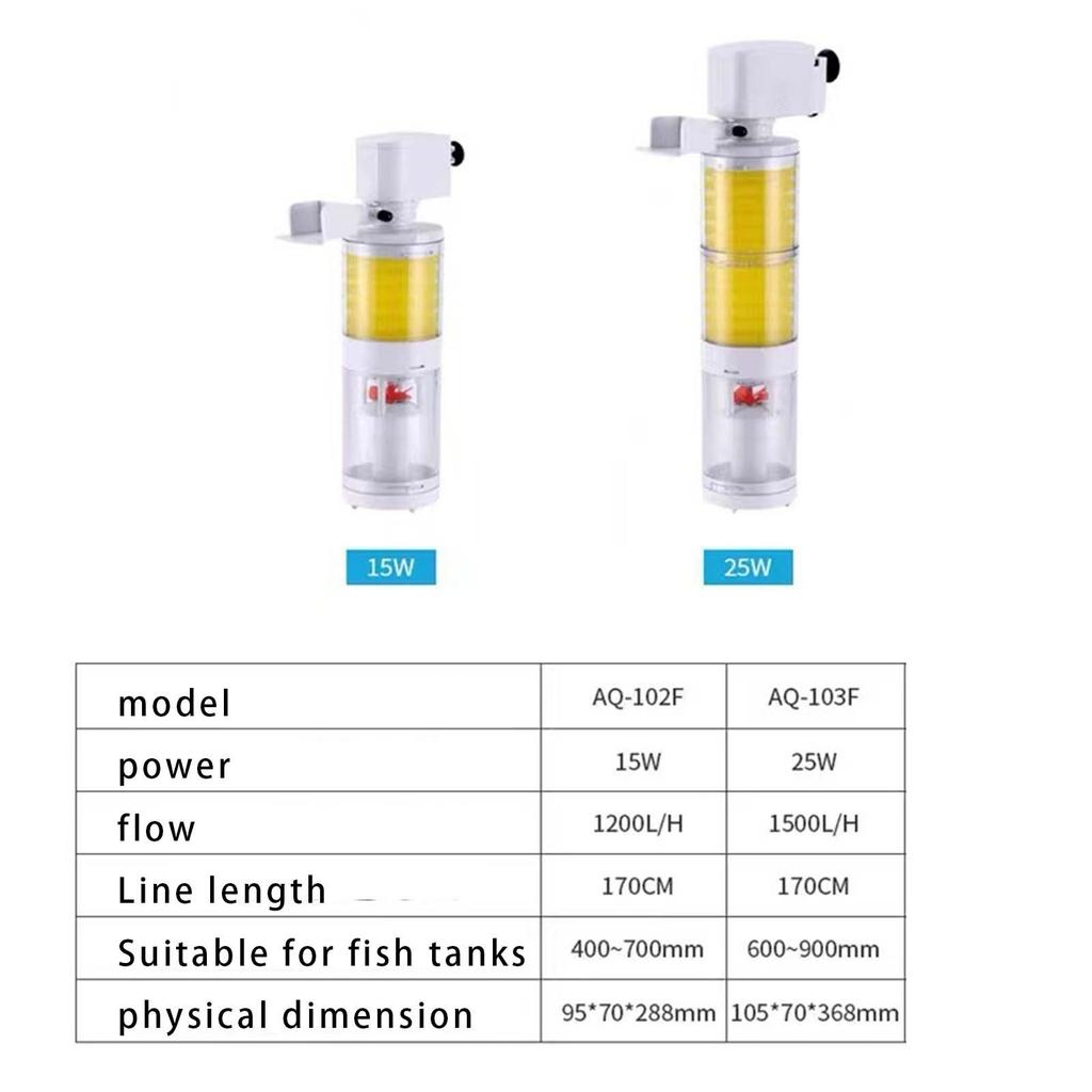 Фильтр для мелкого аквариума Очистка рыбных отходов Съемный сменный фильтр для воды
