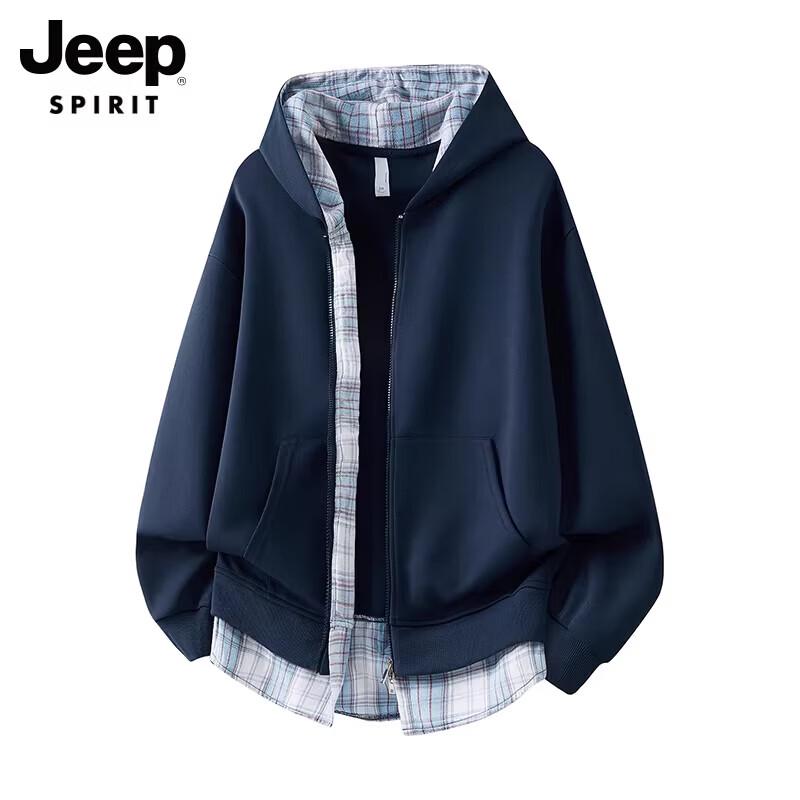 Унисекс худи JEEP SPIRIT с эффектом двусторонней одежды