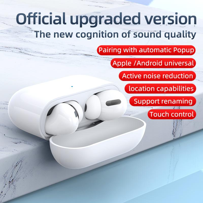 New Wireless Headset Pop Up Earbuds In-ear Noise Cancelling Headphone Sensor Bluetooth 5.0 Earphones Touch Control with Charging Box
