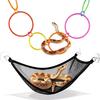 Snake Climbing Toy Ring Play Structure With Hanging Net Bed Corn Terrarium Enrichment