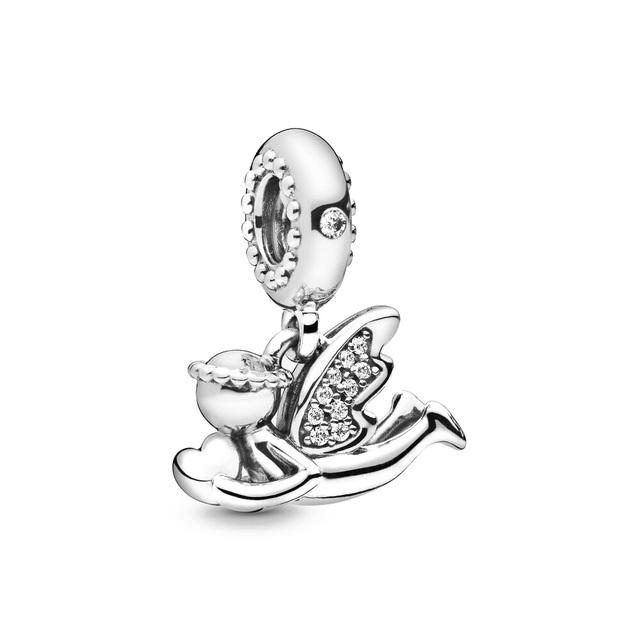 Новый Рождественский домик Снеговик Санта-шарм из бисера подходит оригинальные подвески Серебряный браслет 925 пробы для женщин DIY Изготовление ювелирных изделий