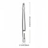 Oblique Pointed Tip Multi Functional Slant Tweezers High Quality Precision Tweezers  Beard